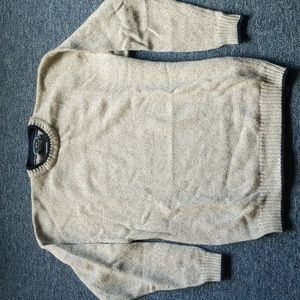 Vintage Woolrich Crewneck Wool Sweater, Men's, Extra Large, Cream/Off-white